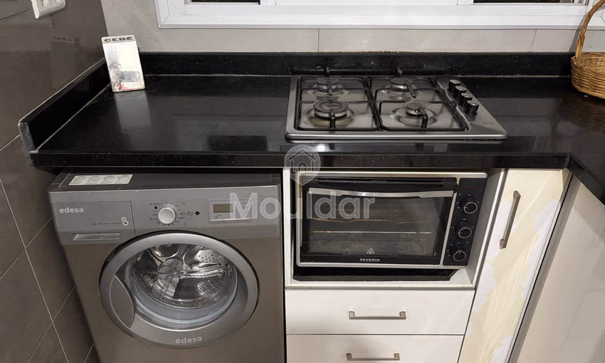 Appartement à Louer à Tanger - Mesnana : 2 Chambres, Équipé Appartement à Louer à Tanger - Mesnana : 2 Chambres, Équipé