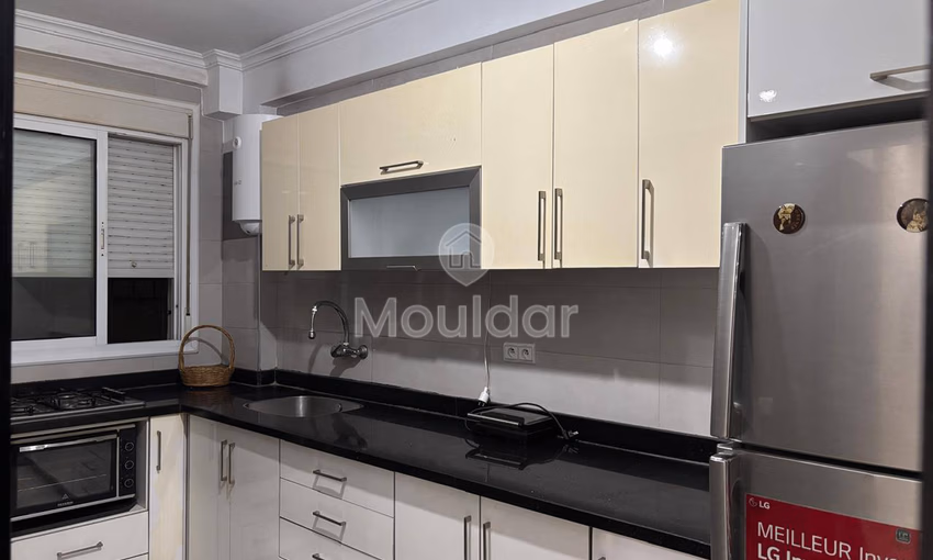 Appartement à Louer à Tanger - Mesnana : 2 Chambres, Équipé Appartement à Louer à Tanger - Mesnana : 2 Chambres, Équipé