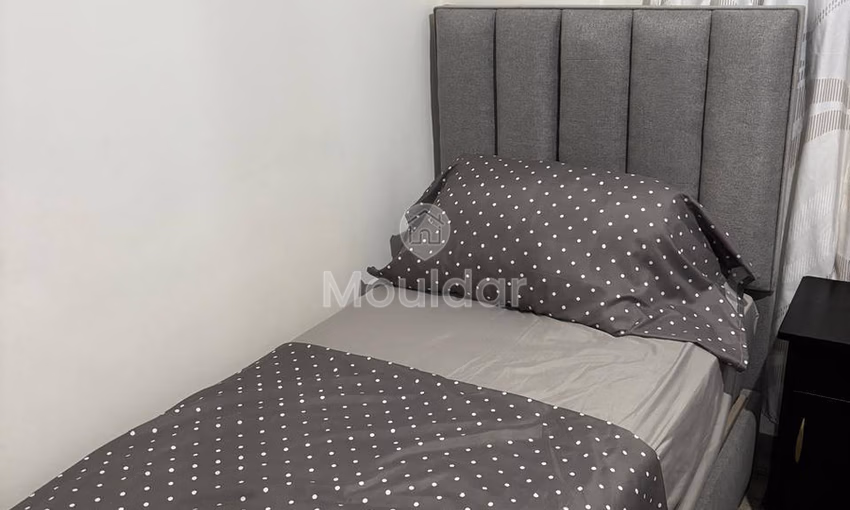 Appartement à Louer à Tanger - Mesnana : 2 Chambres, Équipé Appartement à Louer à Tanger - Mesnana : 2 Chambres, Équipé