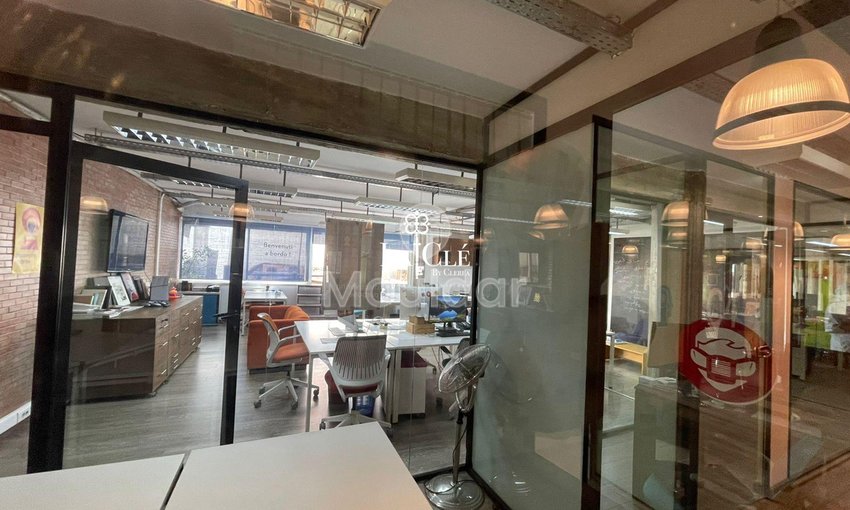 مكتب للإيجار في الدار البيضاء - غوتييه: 380 م² مكيف - view 5