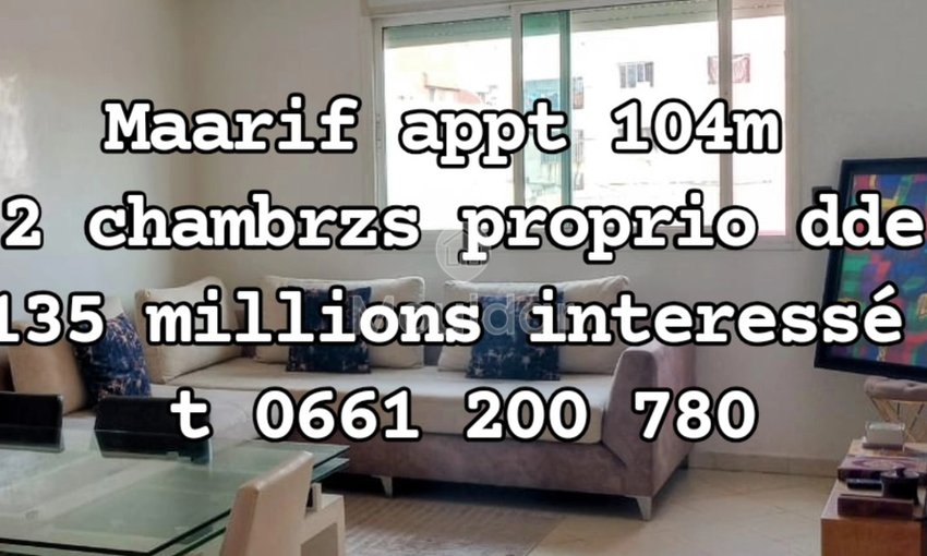 Apartamento moderno para venda em Maarif, Casablanca – 2 quartos - view 2