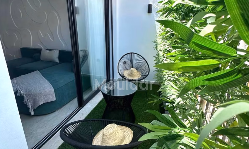 Estudio Amueblado en Alquiler en Casablanca - Racine, Listo para Habitar