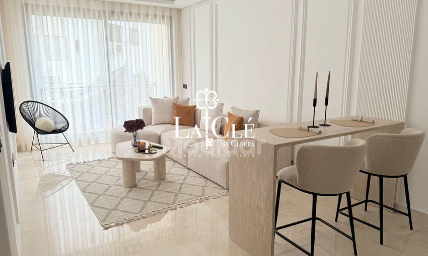 Moderne studio te huur in Casablanca met balkon en wifi - view 3