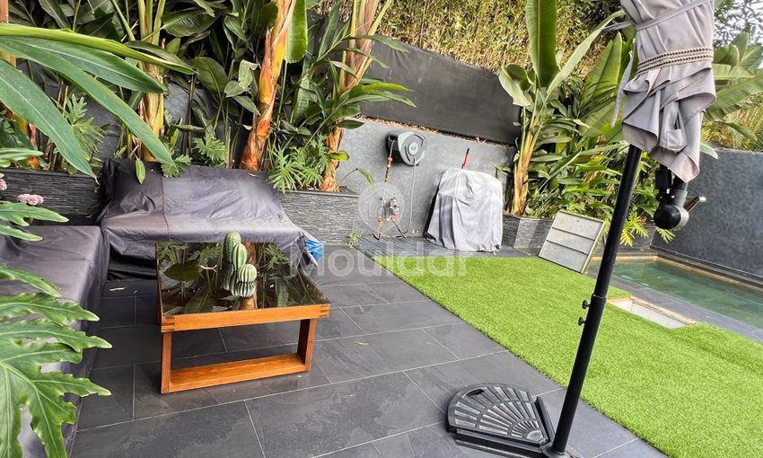 شقة عصرية في دار بوعزة: 113م² مع مسبح وحديقة شقة عصرية في دار بوعزة: 113م² مع مسبح وحديقة