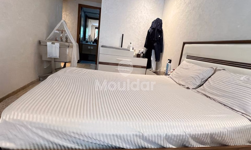 شقة عصرية في دار بوعزة: 113م² مع مسبح وحديقة شقة عصرية في دار بوعزة: 113م² مع مسبح وحديقة