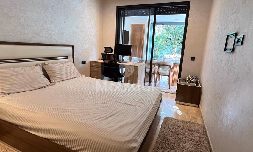 شقة عصرية في دار بوعزة: 113م² مع مسبح وحديقة شقة عصرية في دار بوعزة: 113م² مع مسبح وحديقة