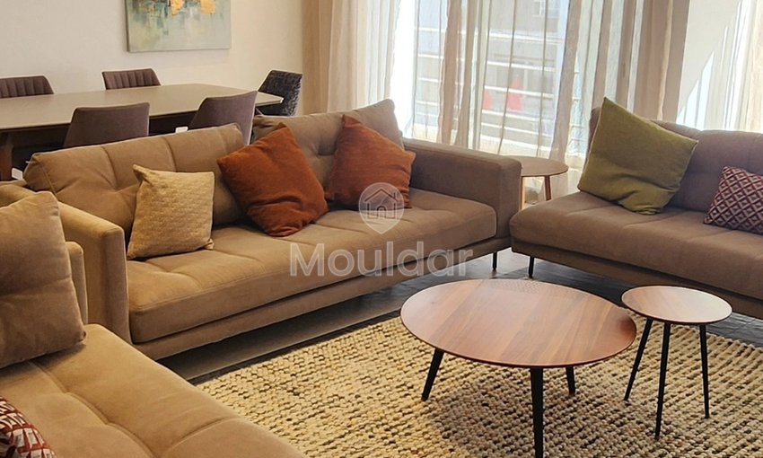 Modern 3-bedroom apartment for rent in Rabat - Agdal - view 2