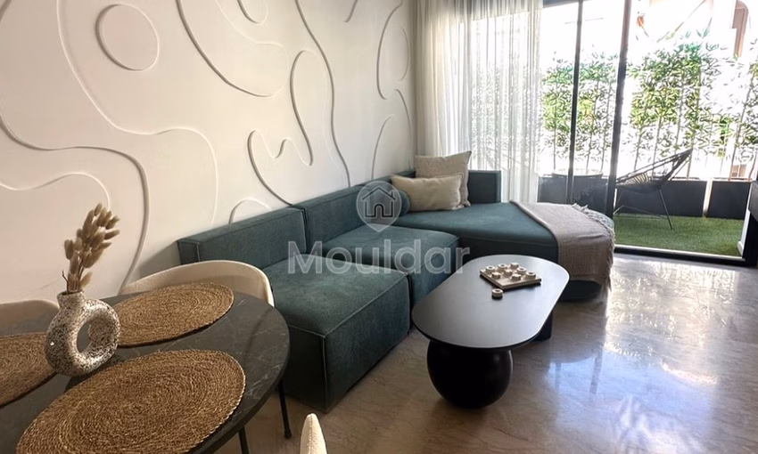 Studio for Rent in Casablanca: Terrace and Equipped Kitchen