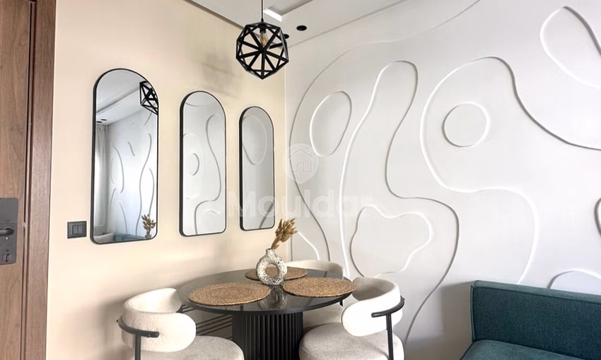 Studio for Rent in Casablanca: Terrace and Equipped Kitchen