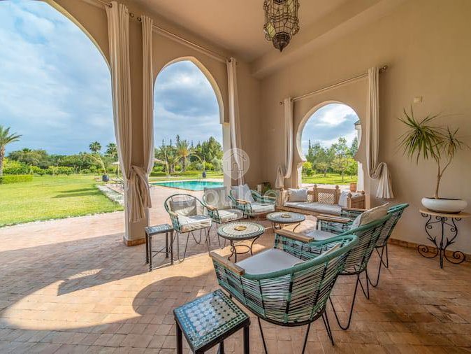 Luxusvilla in Marrakesch mit Pool und privatem Garten - view 16