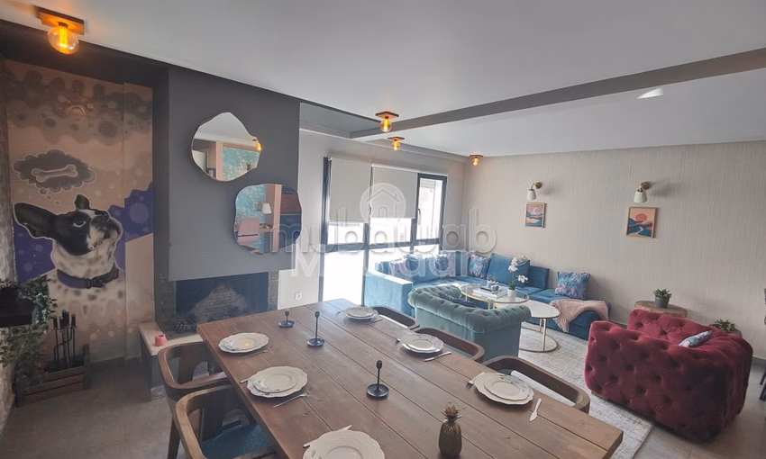 Elegant Duplex in Casablanca: Comfort and Style at the Heart