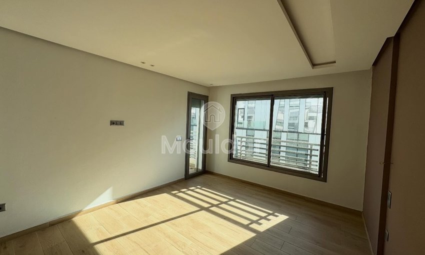 Charmantes 3-Zimmer-Wohnung zur Miete in Beauséjour, Casablanca - view 2