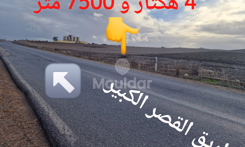 بيع أرض زراعية في العرائش: 47,500 م² متاحة للفرصة