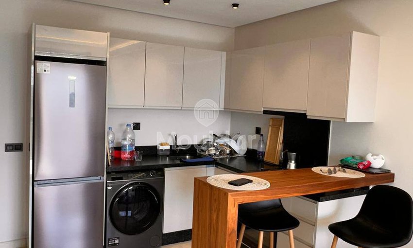 Studio zur Vermietung mit Balkon und Klimaanlage in Maarif, Casablanca - view 5