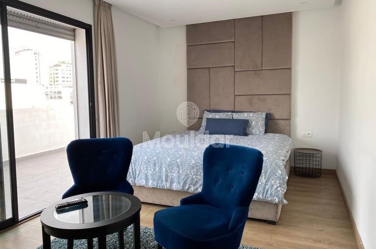 دوبلكس جميل للإيجار في الدار البيضاء، راسين - غرفتان نوم - view 4