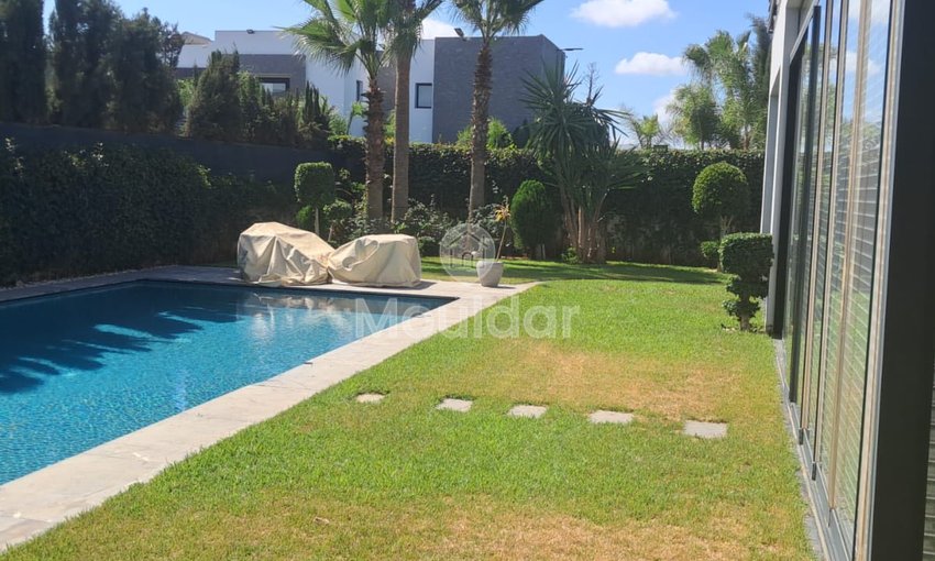 Luksusowa villa w Bouskora: ogród, basen i winda - view 10