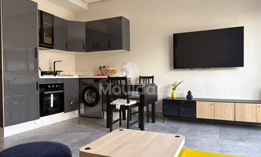 Modernes Studio zur Miete in Casablanca, Terrasse und Klimaanlage - view 6