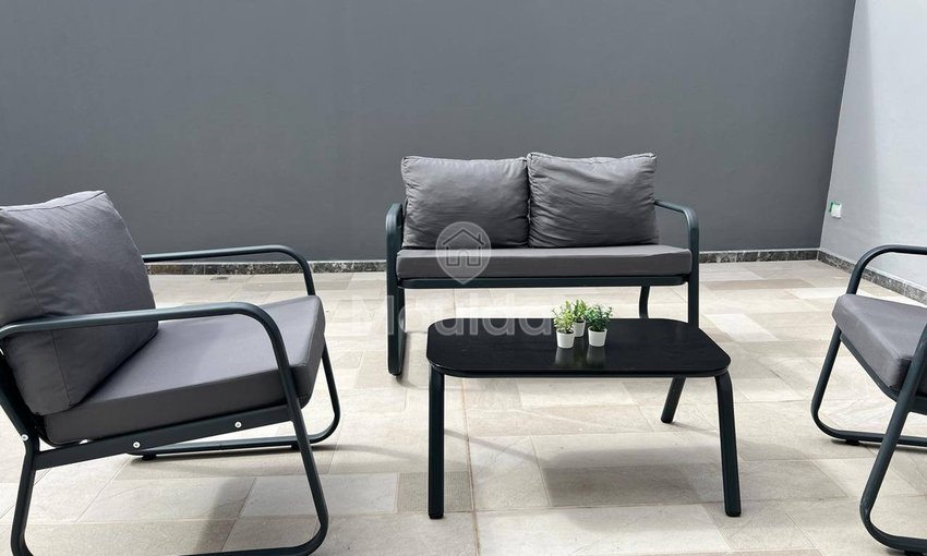 Modernes Studio zur Miete mit Terrasse in Sidi Maarouf, Casablanca - view 4