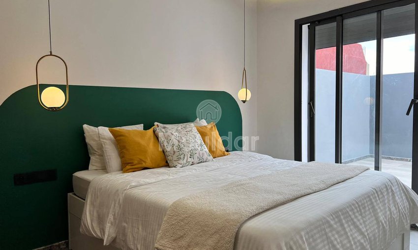 Modernes Studio zur Miete mit Terrasse in Sidi Maarouf, Casablanca - view 3