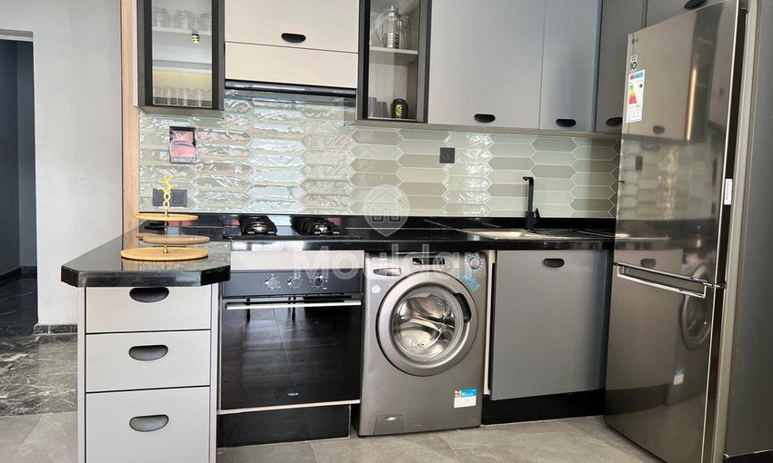 Modernes Studio zur Miete mit Terrasse in Sidi Maarouf, Casablanca - view 5