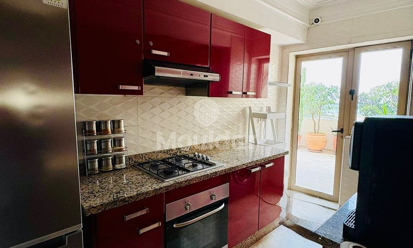 Apartament de închiriat în Casablanca: 2 dormitoare, balcon securizat - view 12