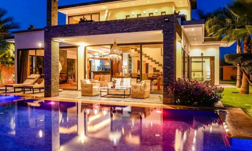 الهروب الفاخر: فيلا 4 غرف نوم مع مسبح في مراكش - view 12