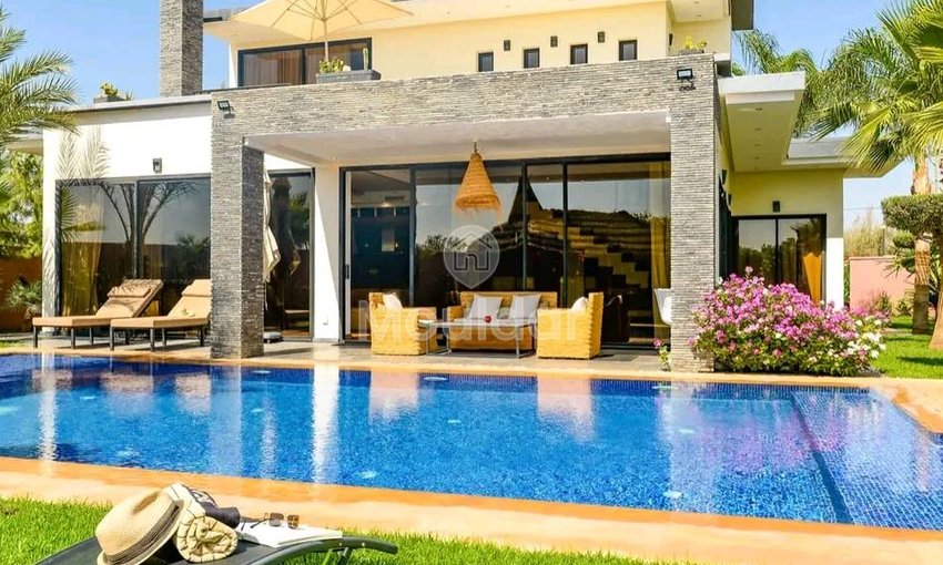 الهروب الفاخر: فيلا 4 غرف نوم مع مسبح في مراكش - view 13