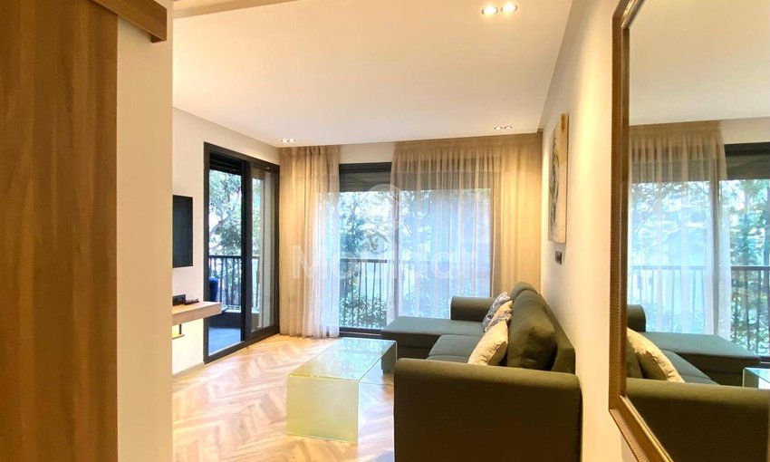 Klimatyzowane Studio w Casablance: Zabezpieczony Taras na Idealne Wakacje - view 2