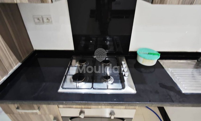 Wohnung 3 Z. zu Vermieten: Balkon und Ausgestattete Küche in Kenitra - view 21