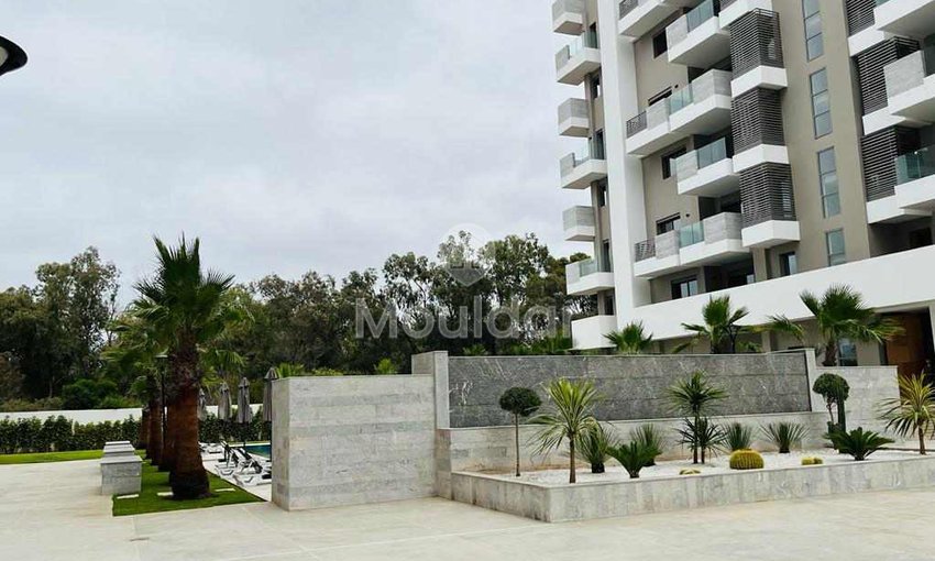 شقة جميلة للإيجار في الدار البيضاء مع شرفة وحمام سباحة - view 12