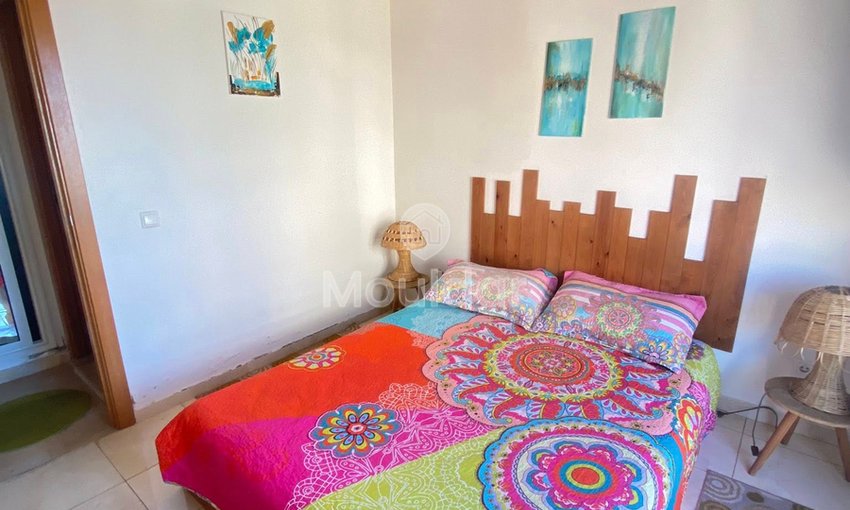 Bonito apartamento mobilado para alugar em Rabat: varanda e cozinha equipada - view 3