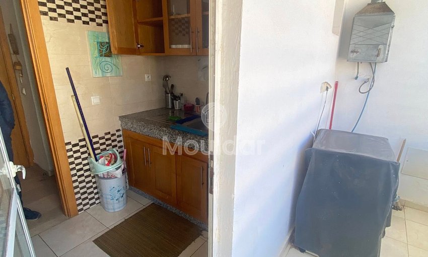 Bonito apartamento mobilado para alugar em Rabat: varanda e cozinha equipada - view 7