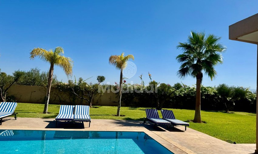 فيلا فاخرة في مراكش: هروب مع مسبح وحديقة - view 7