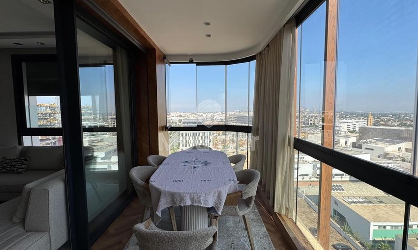 شقة جذابة مؤلفة من غرفتي نوم للإيجار في مدينة الدار البيضاء المالية - view 9