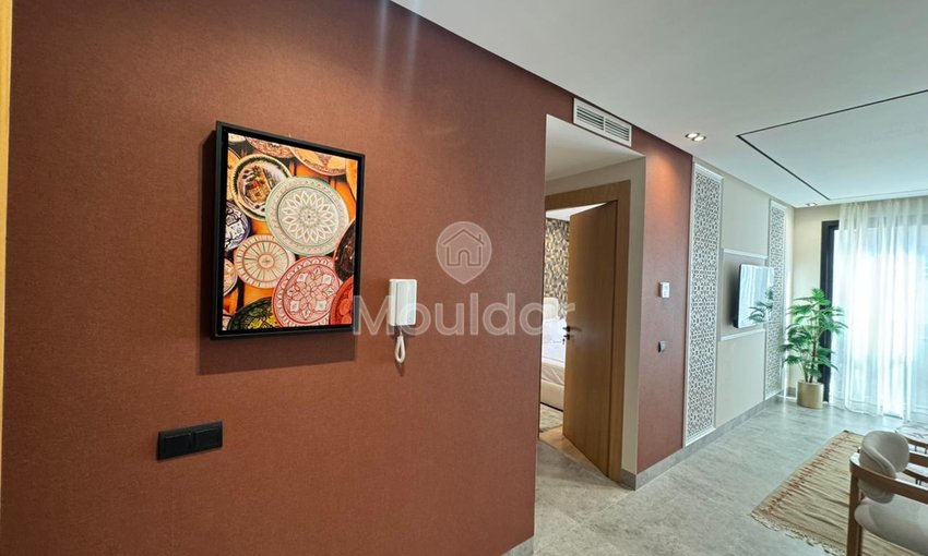 Studio zu vermieten in Casablanca Finance City: Sicherheit + Voll ausgestattete Küche - view 3