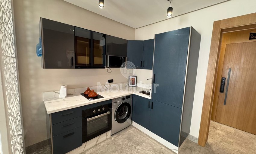 Studio zu vermieten in Casablanca Finance City: Sicherheit + Voll ausgestattete Küche - view 6