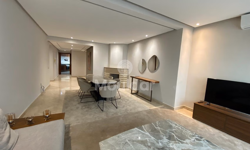 Luxury Apartment for Rent: 3 Bedrooms in Casablanca