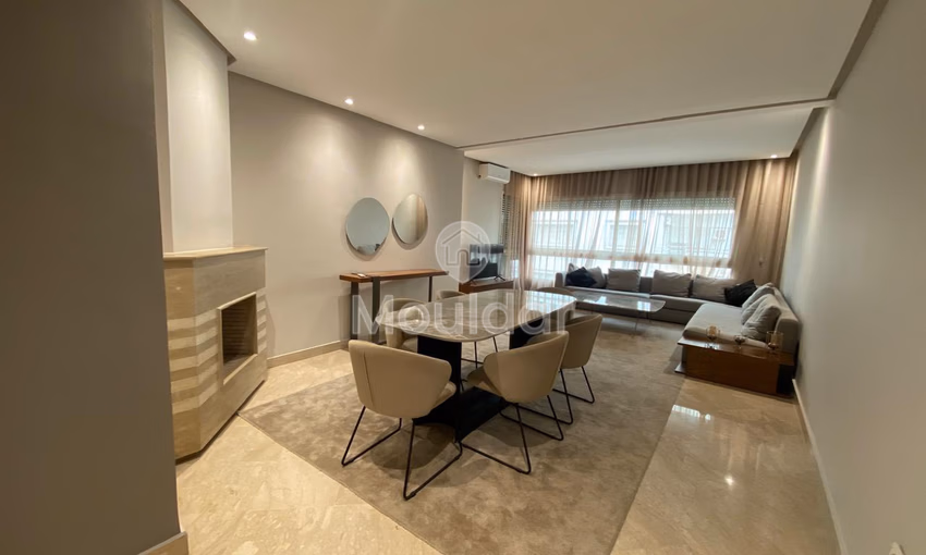 Luxury Apartment for Rent: 3 Bedrooms in Casablanca