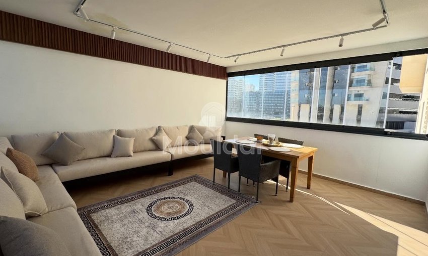 Appartamento Moderno da Affittare a Casablanca: 2 Camere con Balcone - view 5