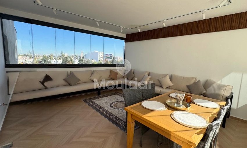 Appartamento Moderno da Affittare a Casablanca: 2 Camere con Balcone - view 2