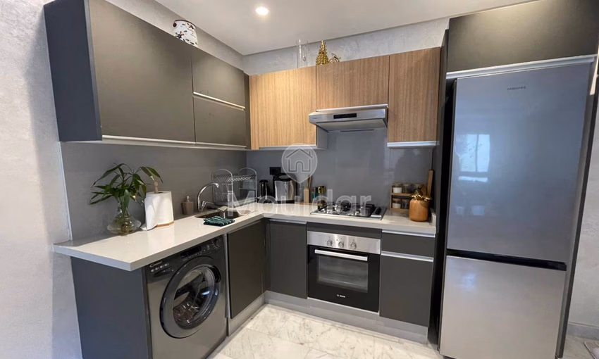 Air-Conditioned Studio with Terrace for Rent in Casablanca