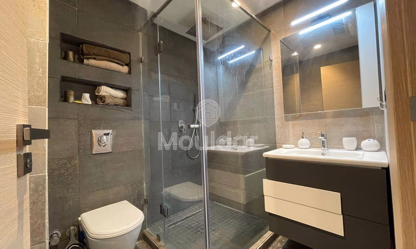 Air-Conditioned Studio with Terrace for Rent in Casablanca