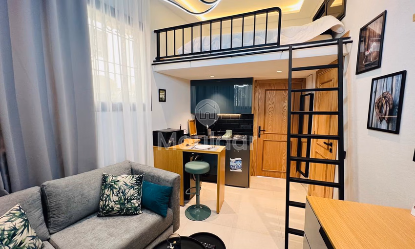 Estudio amueblado en alquiler: confort moderno en Casablanca