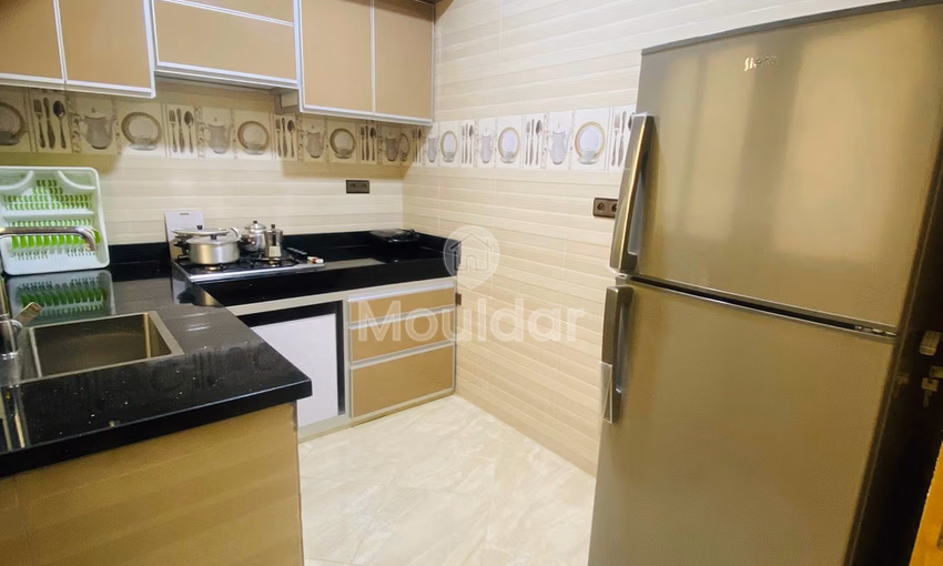 عطلات في طنجة: شقة من غرفتين مع شرفة وتراس