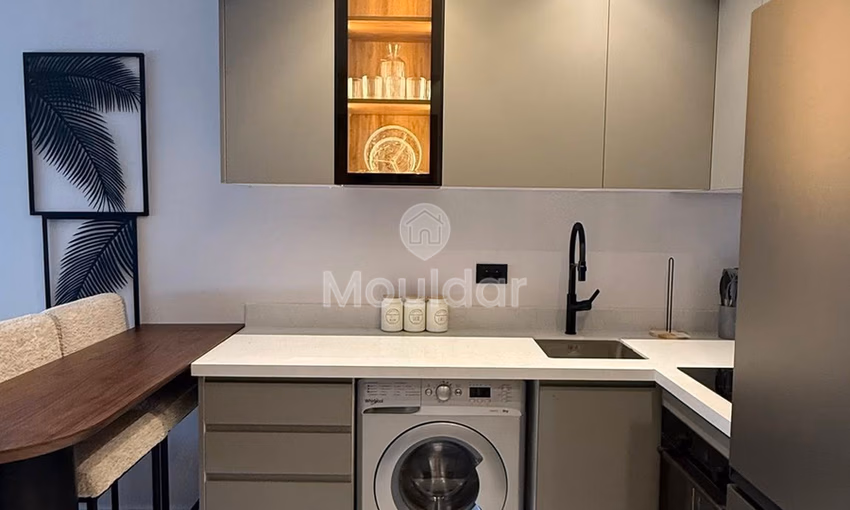 Studio Moderne à Louer à Casablanca - Oasis: Sécurité & Confort