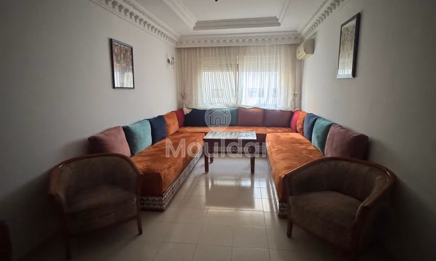 Appartement Meublé à Louer : 2 Chambres à Kebibat, Rabat