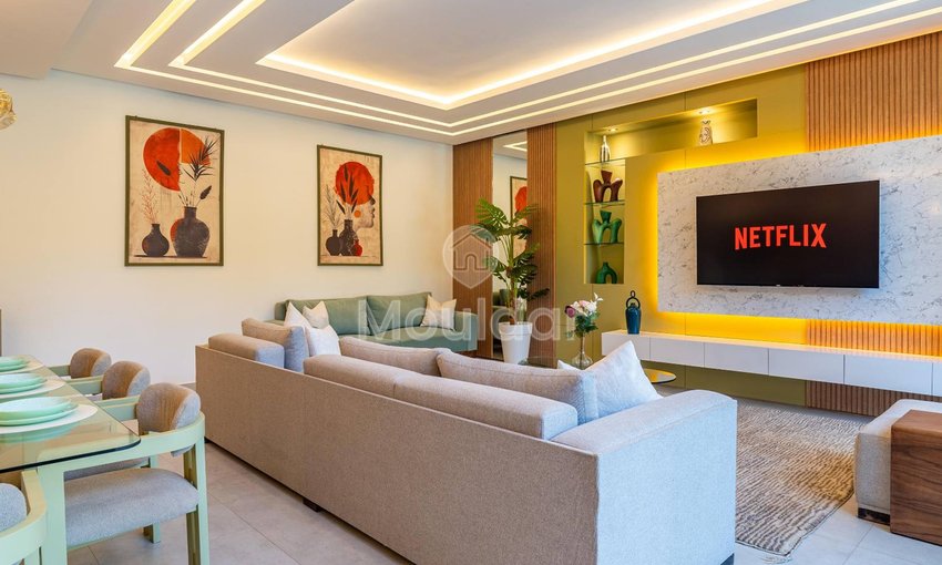 فيلا فاخرة في مراكش: 3 غرف نوم مع مسبح وأمن - view 3