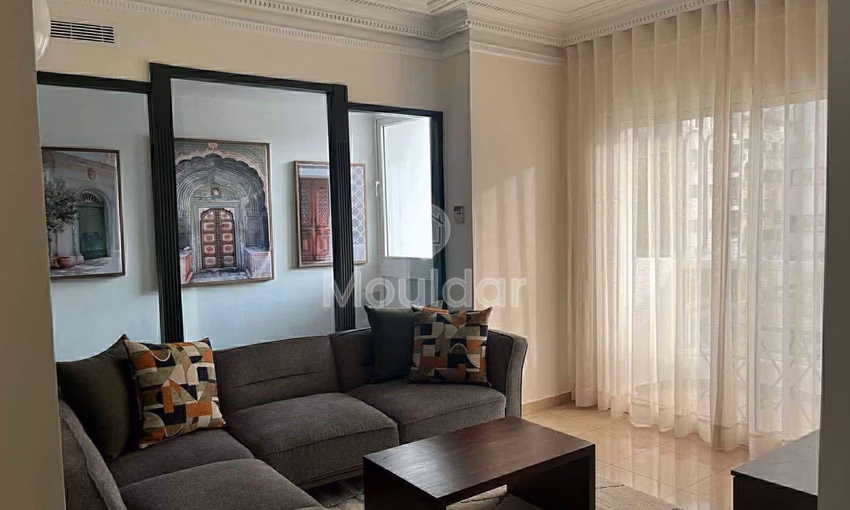 Modern Studio for Rent in Casablanca - Gauthier with Balcony Modern Studio for Rent in Casablanca - Gauthier with Balcony