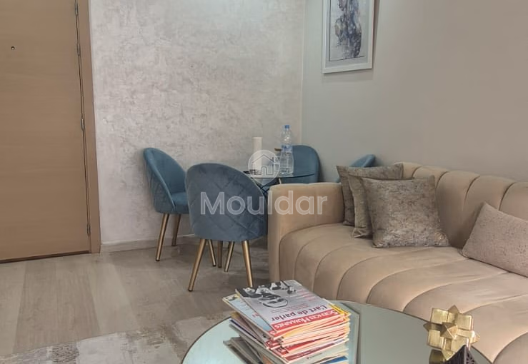 Apartamento Amueblado en Alquiler en Skhirat: 2 Habitaciones con Equipos