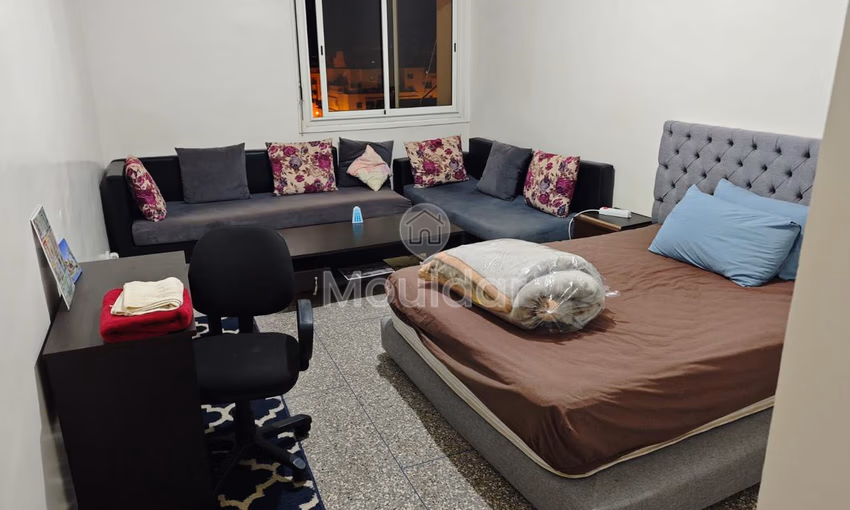 Appartement Meublé à Louer : 2 Chambres avec Terrasse à Rabat